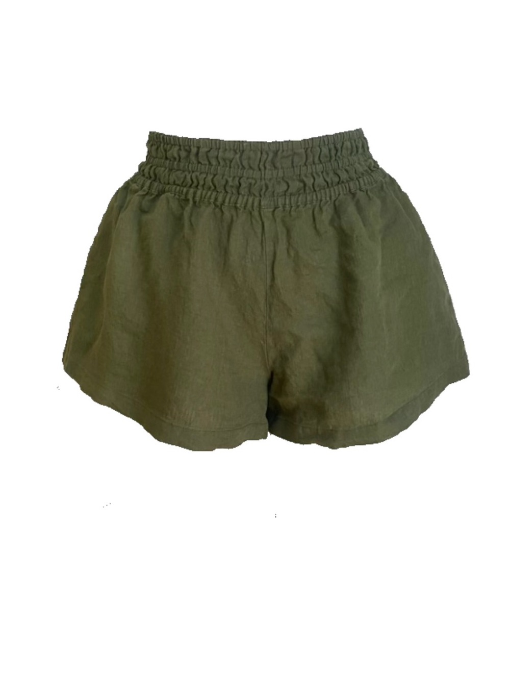 By Anthropologie Sommerset Shorts: Linen Edition in Green